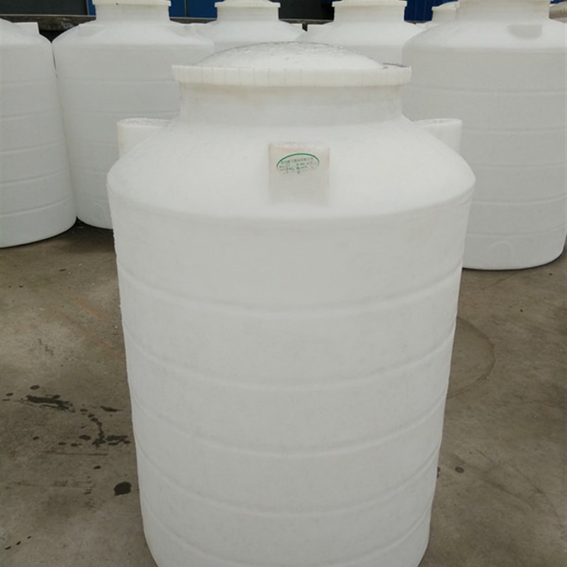 600L升塑料水塔塑胶桶塑料圆桶塑料化工桶储水罐立式带盖污水处理