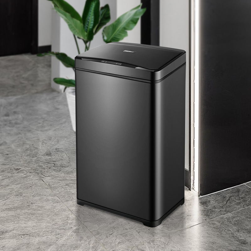 垃圾桶40L智能感应垃圾桶 家用厨房大码商用酒店办公电动