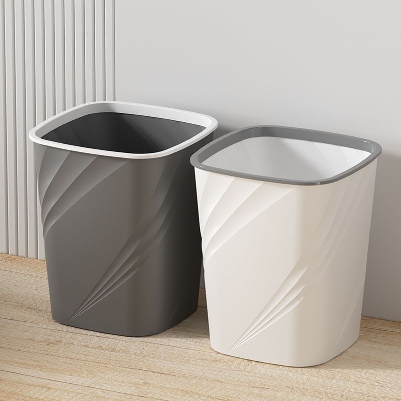 家用方形垃圾桶大容量学生v宿舍厨房客厅卫生间厕所无盖带压圈纸
