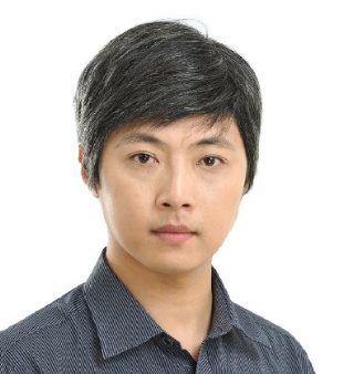 老年花白假发 男 斜刘海偏v分短直发 少量白头发高温丝 送爸爸爷