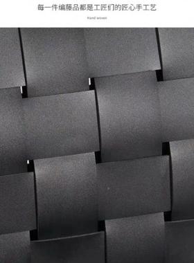 梵木现代简酒约吧前台凳用吧台椅设计师款意社式马鞍皮手IRB工编