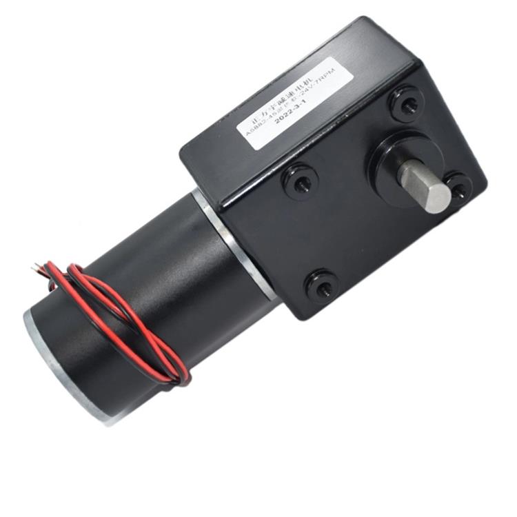 A5812V每分8245ZY微-型直流蜗轮杆蜗减速电机正反转2大扭矩带自锁