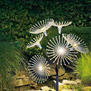 ED蒲公蒲公英灯英灯户外广公场景观纤亚力蒲英草克坪芦苇地插灯厂