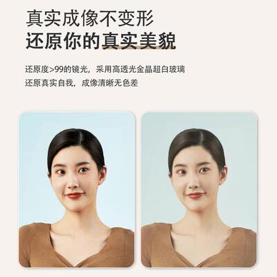 全身镜女卧室法奶油风式家用衣穿镜网红落地镜挂墙CGH生化妆异形
