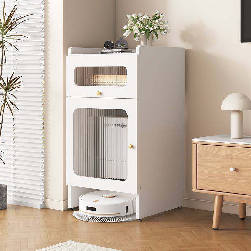 新款扫地机器人置物架基站收纳云鲸石头科沃斯追觅上方柜移动带轮