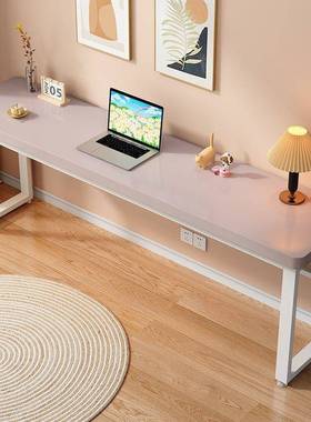 床边简桌易长条靠墙窄书桌化妆桌小户型实木IMI桌桌家用卧室床尾