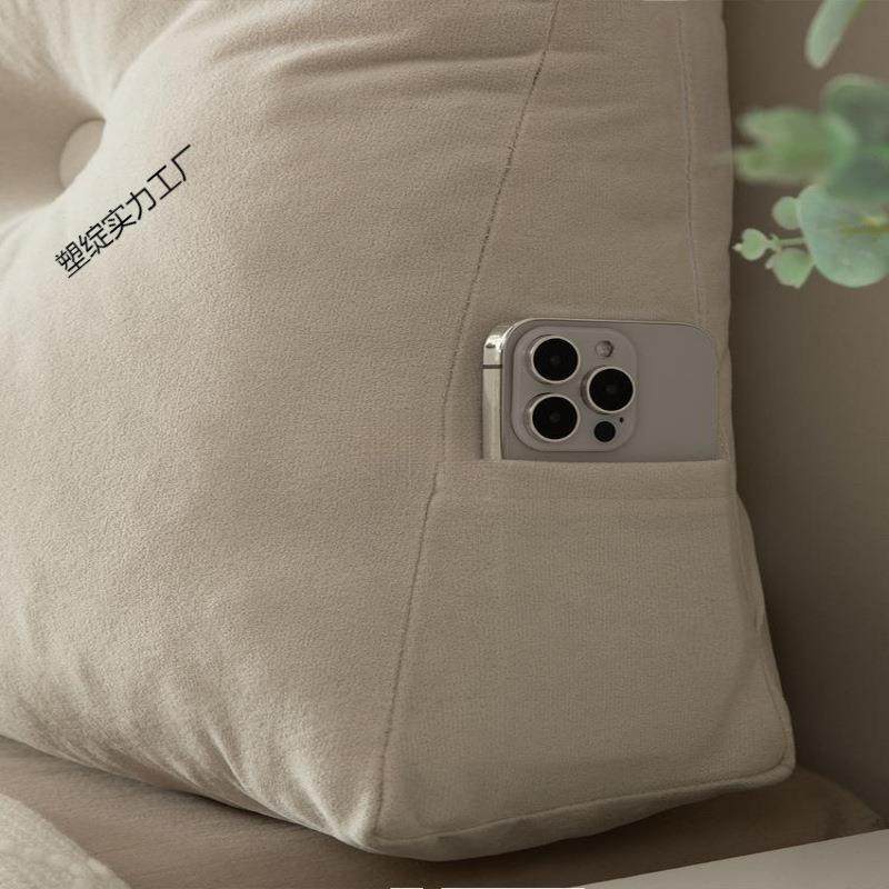 床头靠米垫床靠三角上大靠背护腰垫背榻榻软包简约飘窗枕塑绽实力