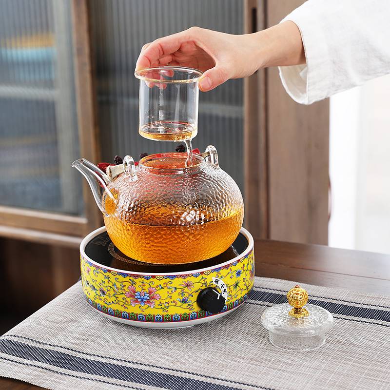 A5L电陶炉煮茶壶家用泡茶玻璃煮茶器小型迷你茶水分离养生烧