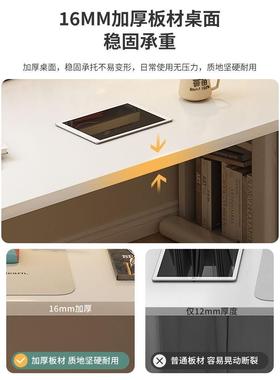 电脑桌家用女生室小一桌子LSB工作台L型桌书架体简易书转角办公卧桌