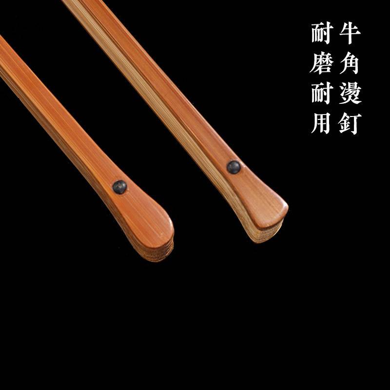 折扇老料玉竹空白扇子苏工熟宣扇面毛笔书法工笔画汉服男女文玩扇