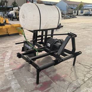 路面割缝机 600型拖拉机带水路切缝机 双锯片开槽设备