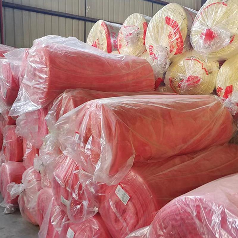 492铝箔玻璃棉卷毡结构大棚离钢心保玻璃棉墙体丝屋顶岩棉卷温耐