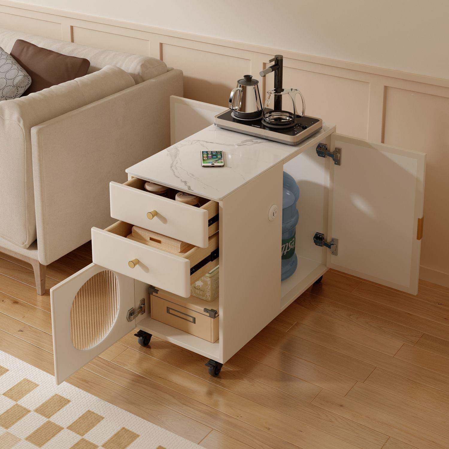 能沙发边柜可移动519款边多边几茶水柜沙发边柜多功能卧床室头柜