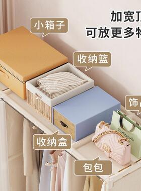 衣柜落地户型卧室家用CKV实耐用结挂衣服易架子出小租房简组装收