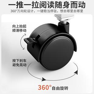 铁艺书架物G691架地落多层带小轮可置移动书桌旁书架简易墙边窄收