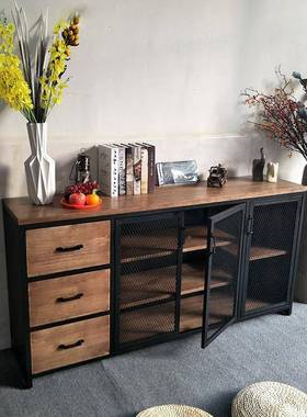 OFT餐边CR201832柜房碗柜工业风柜茶L水储酒物柜子橱柜酒店餐厅厨