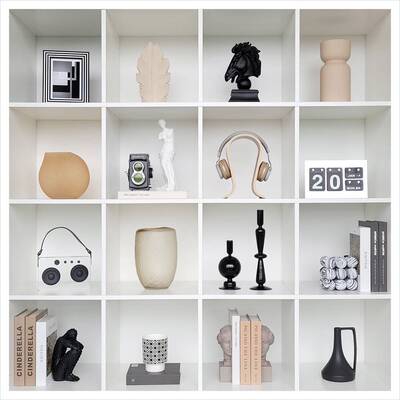 现代简约样板间家居软装饰品相架陶瓷树脂工艺品书柜摆件ZH3238
