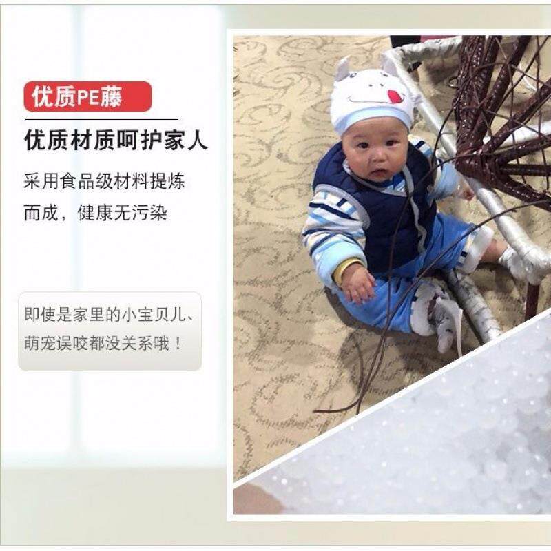 单人吊外篮藤椅家用吊床室台人内阳吊椅懒户POE摇篮椅双人双杆吊
