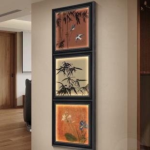 藏可推拉关闭全身镜厅可遮挡隐形客 饰画ZA0510暗式 法式 复古玄关装