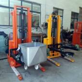 尔普夫半电动YNT油桶电解液运高车圆桶铁桶塑堆料桶搬咬嘴装 卸叉