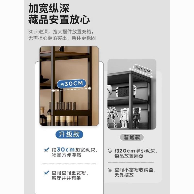 餐厅置边柜铁艺博古架书架架酒柜物架酒屏风办公室1隔断餐柜客厅