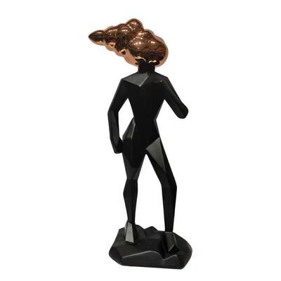 象全身雕装塑物摆LIR件办人公室大班台博古架抽书柜摆设走廊转角