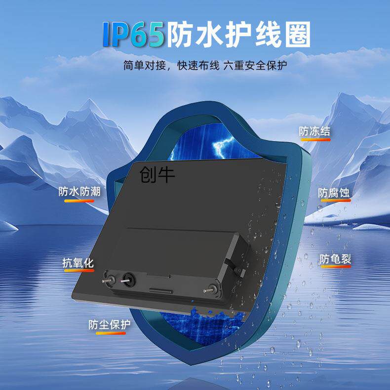 压铸铝LED方形壁灯白户色色le2dWL60别墅灯外房檐灯024出口庭黑院