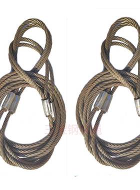 绳货车吨拖车拉车绳牵引压制钢丝绳152010吨04吨0吨50吨100吨包邮