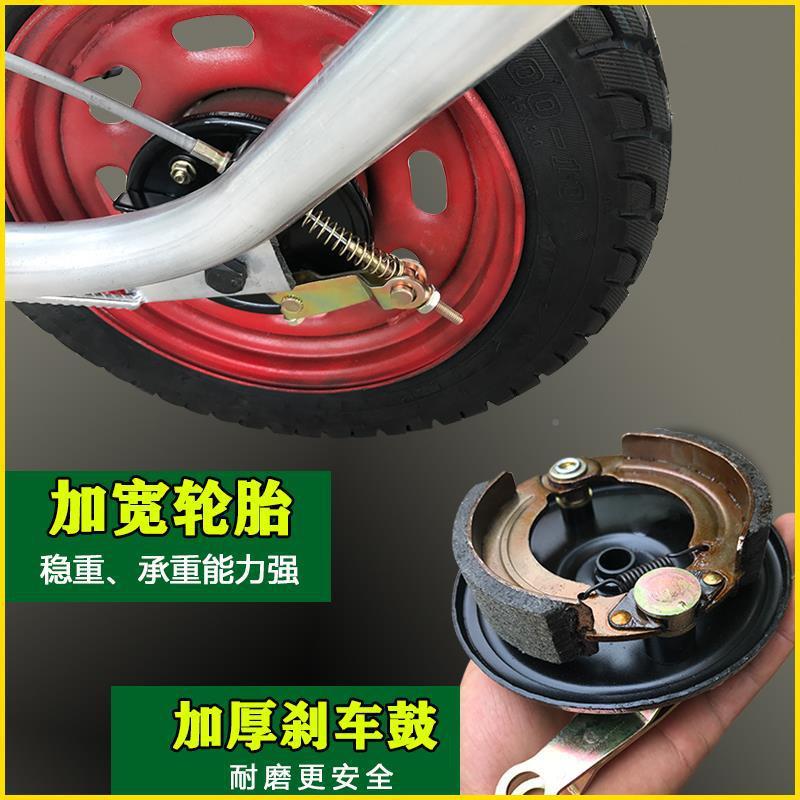 农用独FHF轮两鸡公车手推单轮工地筑双小推建车拉货轮搬运实心田