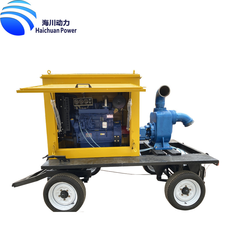 500立方大流量抗洪防汛抗旱农田灌溉柴油机水泵 自吸泵 移动泵车