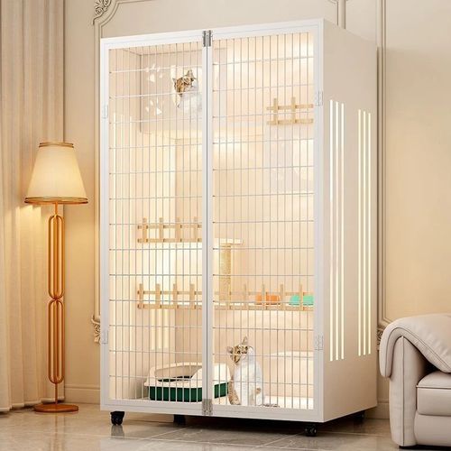 宠物加大别墅耐用猫屋展示超大自由空间猫柜豪华猫咪房子全景笼子