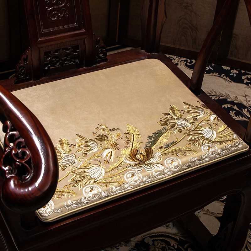 椰棕坐垫红木椅子垫新中式天然棕榈椅垫加厚客厅家具圈椅硬座垫子