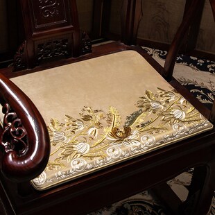 椰棕坐垫红木椅子垫新中式天然棕榈椅垫加厚客厅家具圈椅硬座垫子