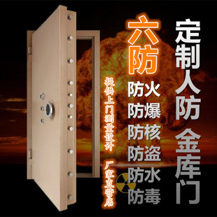 定制金库门密f室门人防门防爆安全门防火防盗金库不锈钢金库门家