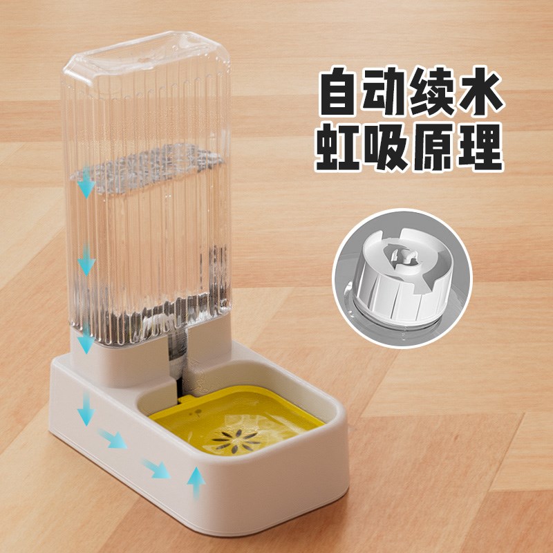 猫碗猫食盆不锈钢自动喂食器饮水机墙角猫笼宠物猫咪狗狗饭碗水碗