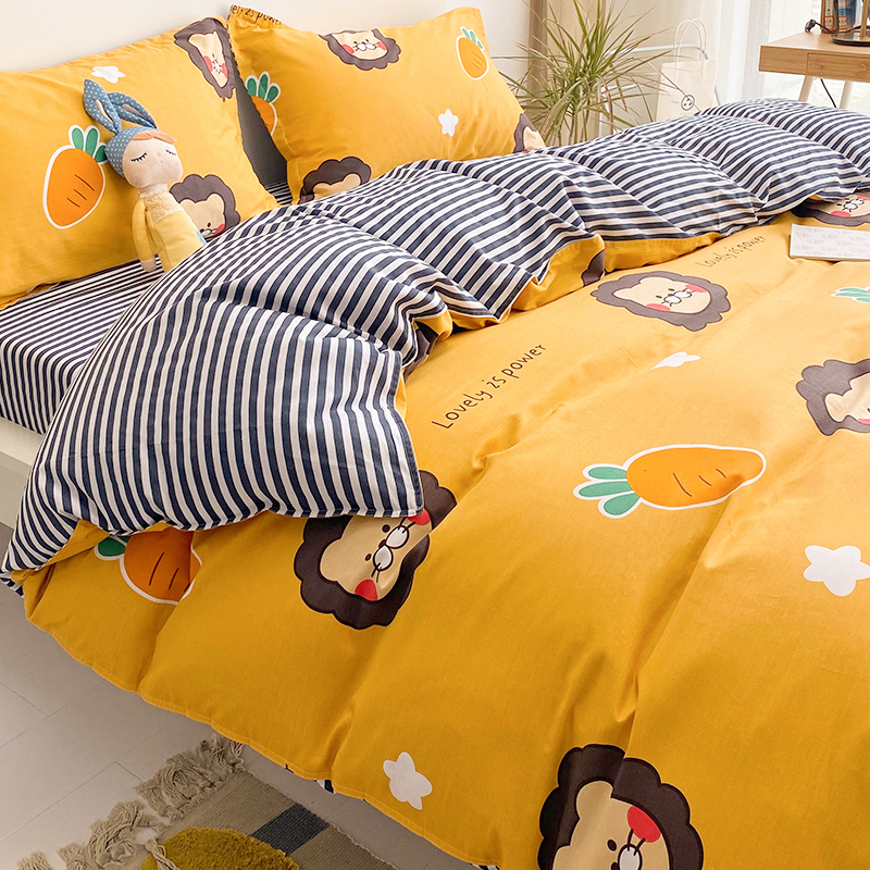 定制儿童被套单件120x150cm幼儿园男女宝宝卡通全棉被罩婴儿