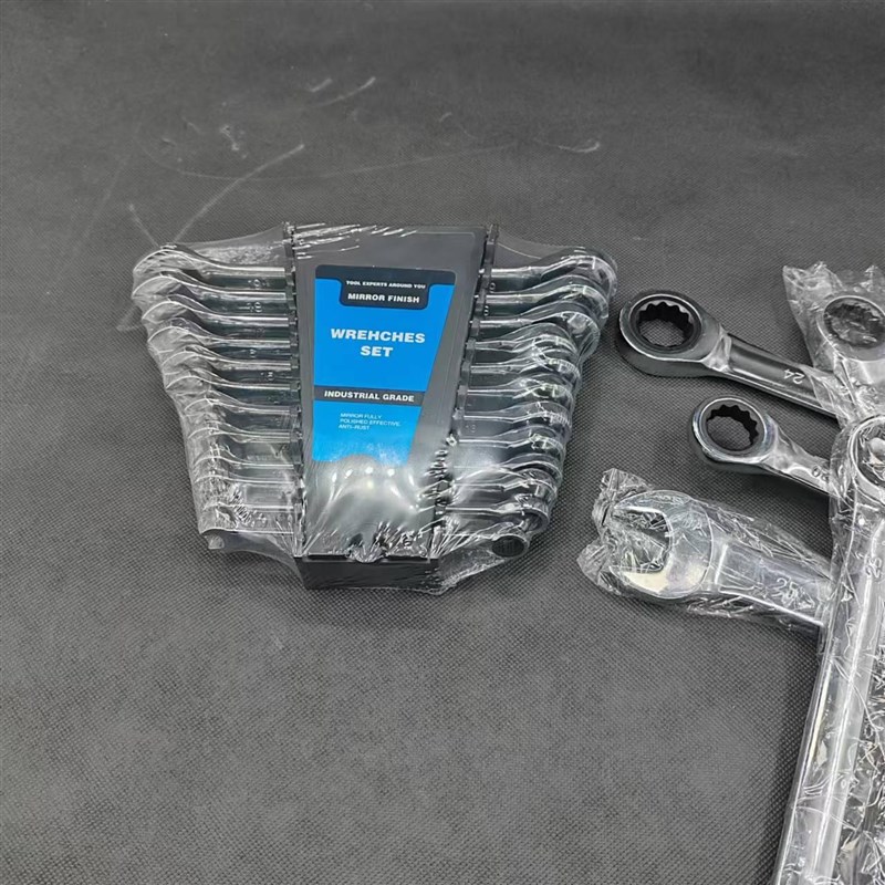 快速省力梅花快扳两用棘轮扳手汽修梅花6-27-30-32全抛光20-23-25