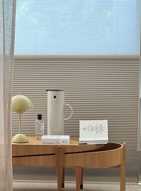 双拉链珠蜂巢日夜帘卧室客厅阳台遮光隔热百叶风琴帘简约窗帘蜂窝