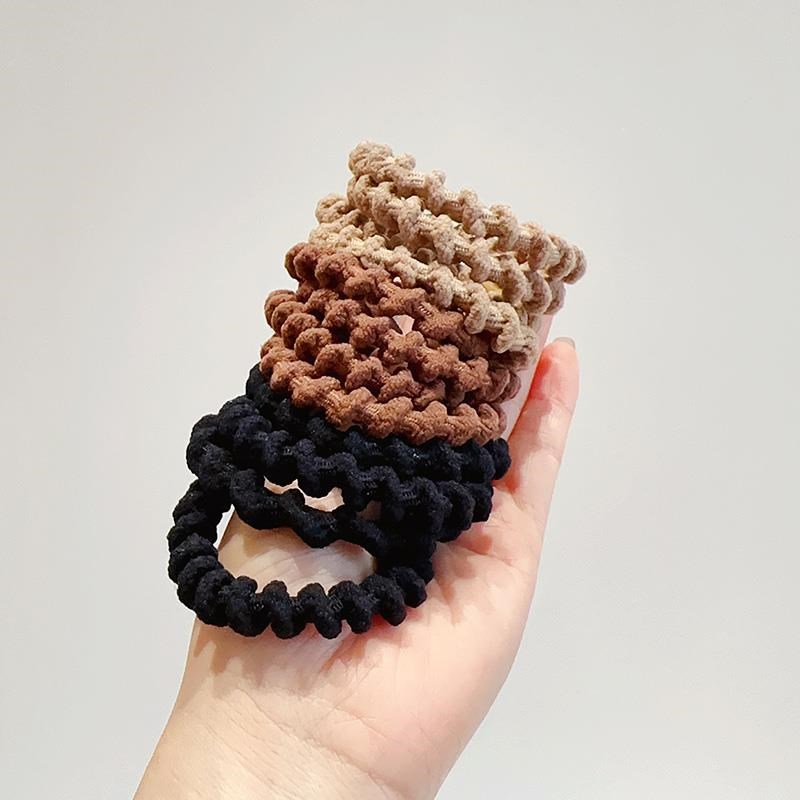 扎高马尾发绳儿童韩国橡皮筋高弹力加粗皮套女头绳头发扎头发发圈