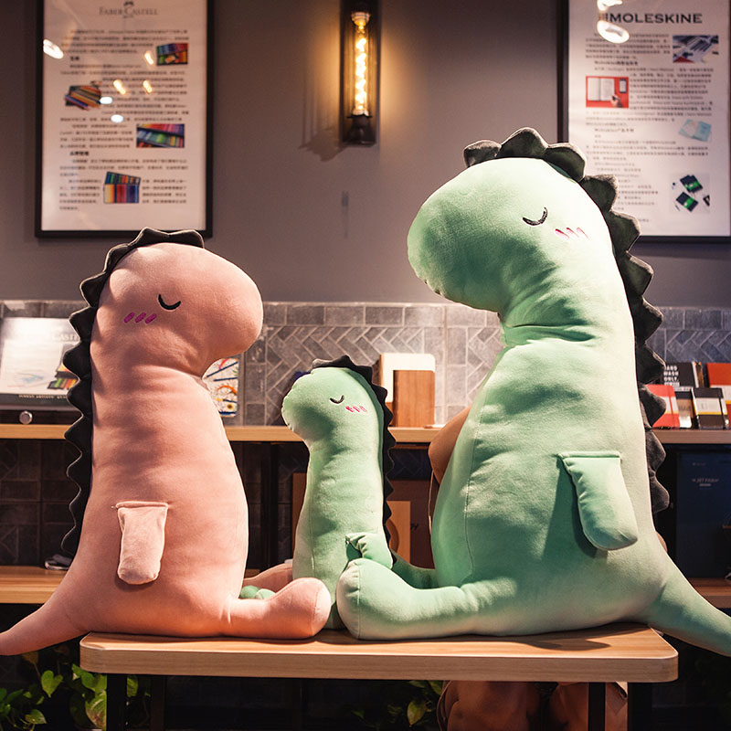大恐龙公仔毛绒玩具抱枕玩偶可爱女孩睡觉抱娃娃床上礼物超软女生