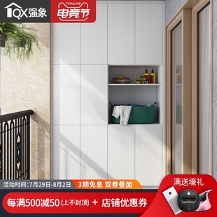 定制大容量阳台柜储物柜防晒简约衣柜多功能收纳柜衣橱柜子Y 004
