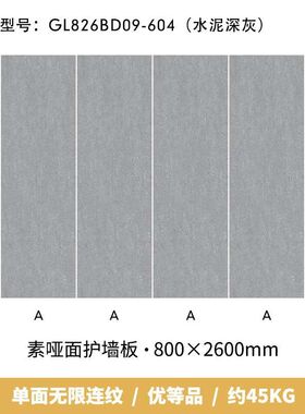 新款简约电视背景墙客厅哑光素色岩板800X2600护墙板影视墙砖