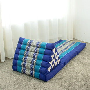 飘窗台三角垫靠坐一体可折叠加厚露营垫子泰式 榻榻米半躺靠垫 风格