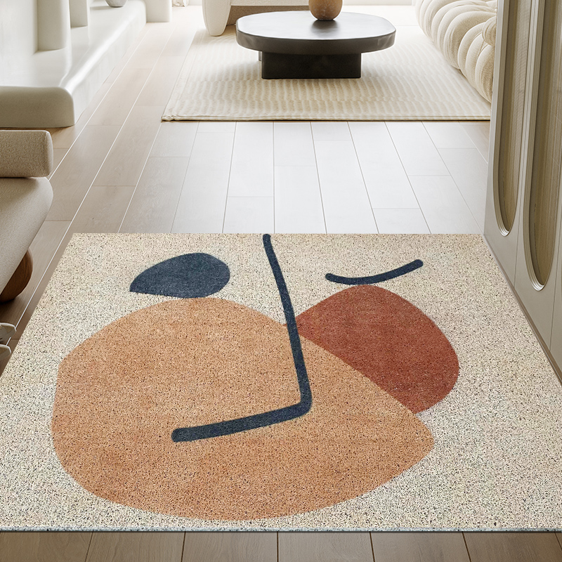 丝圈可爱侘寂风入户门地垫家用进门地毯可裁剪高端室内户外脚垫子