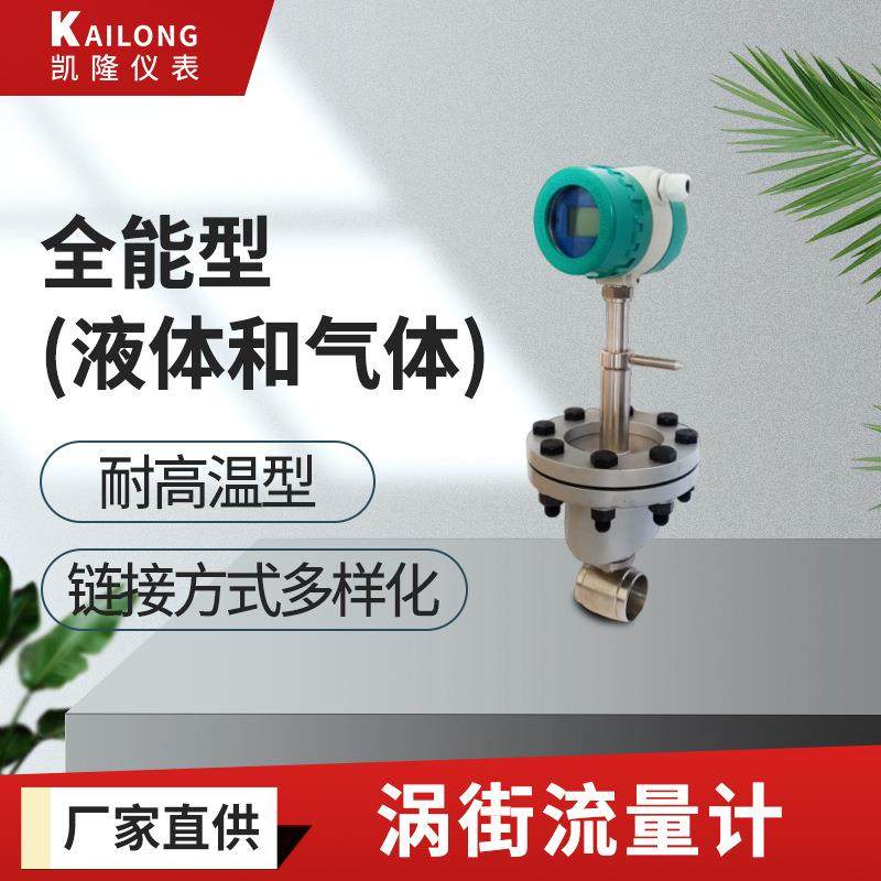 工厂仪器仪表涡街智能流量计测量蒸汽饱和蒸汽流量计温压补偿流量