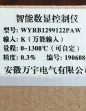 WYRB1299122PAW智能数显控制仪