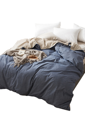 a类水洗棉加大棉被套220240cm23025I0cm2米x2米3纯棉单件被罩