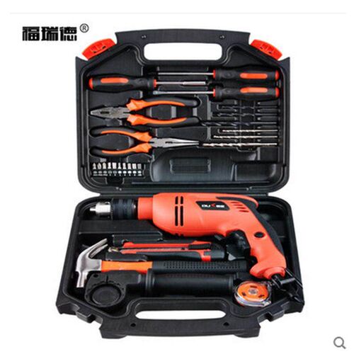 钻冲击电钻f套装组工具箱五金工具电动工具