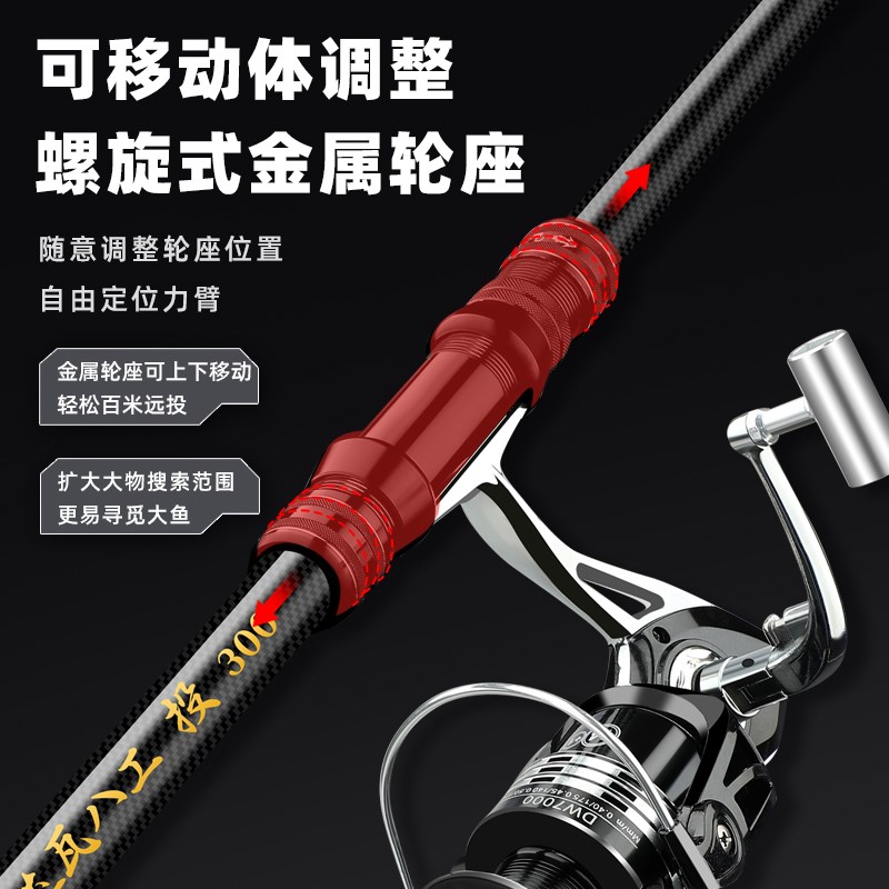 远投竿碳素超硬海竿套装海钓竿抛竿甩杆海杆滑漂竿大物杆鲢鳙鱼竿