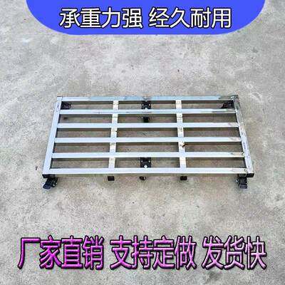不锈钢储物底架长方n形花盆底座带万向轮托底增高架子移动鱼缸底